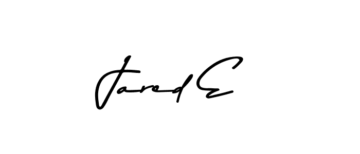 You should practise on your own different ways (Asem Kandis PERSONAL USE) to write your name (Jared E) in signature. don't let someone else do it for you. Jared E signature style 9 images and pictures png