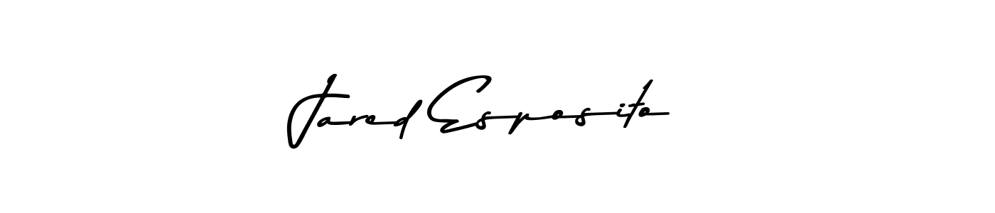 The best way (Asem Kandis PERSONAL USE) to make a short signature is to pick only two or three words in your name. The name Jared Esposito include a total of six letters. For converting this name. Jared Esposito signature style 9 images and pictures png