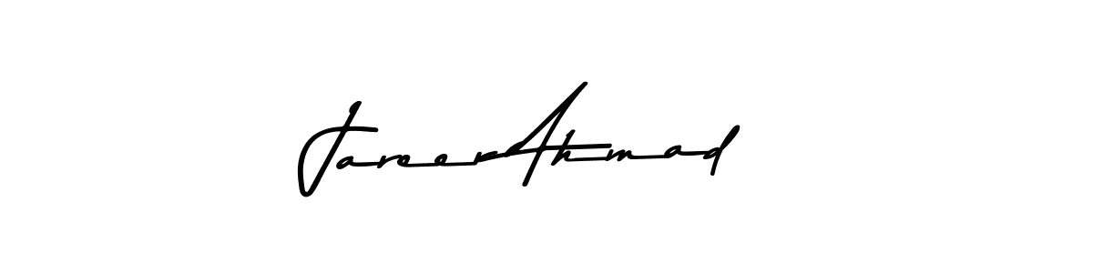 How to make Jareer Ahmad name signature. Use Asem Kandis PERSONAL USE style for creating short signs online. This is the latest handwritten sign. Jareer Ahmad signature style 9 images and pictures png