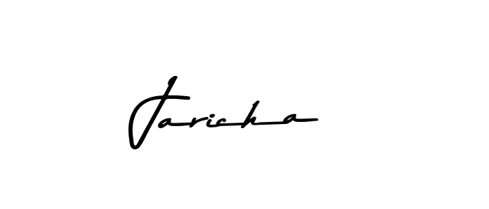 Use a signature maker to create a handwritten signature online. With this signature software, you can design (Asem Kandis PERSONAL USE) your own signature for name Jaricha. Jaricha signature style 9 images and pictures png