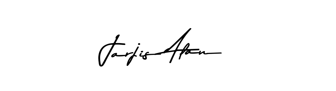 You should practise on your own different ways (Asem Kandis PERSONAL USE) to write your name (Jarjis Alan) in signature. don't let someone else do it for you. Jarjis Alan signature style 9 images and pictures png