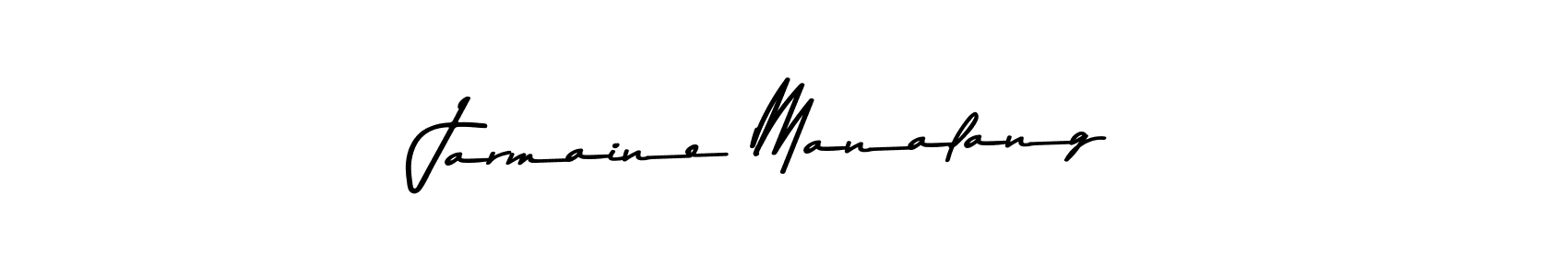 Design your own signature with our free online signature maker. With this signature software, you can create a handwritten (Asem Kandis PERSONAL USE) signature for name Jarmaine Manalang. Jarmaine Manalang signature style 9 images and pictures png