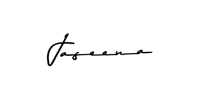 Make a beautiful signature design for name Jaseena. With this signature (Asem Kandis PERSONAL USE) style, you can create a handwritten signature for free. Jaseena signature style 9 images and pictures png