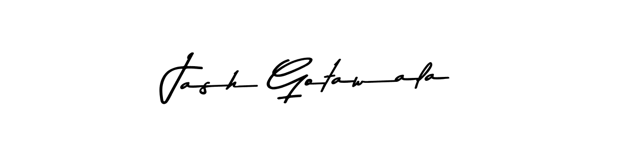 How to make Jash Gotawala signature? Asem Kandis PERSONAL USE is a professional autograph style. Create handwritten signature for Jash Gotawala name. Jash Gotawala signature style 9 images and pictures png