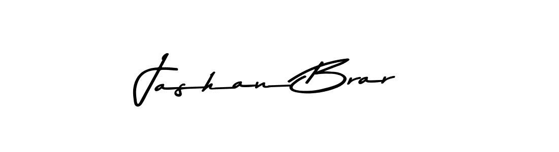 Jashan Brar stylish signature style. Best Handwritten Sign (Asem Kandis PERSONAL USE) for my name. Handwritten Signature Collection Ideas for my name Jashan Brar. Jashan Brar signature style 9 images and pictures png