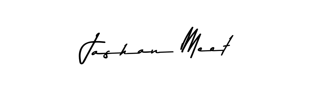 Design your own signature with our free online signature maker. With this signature software, you can create a handwritten (Asem Kandis PERSONAL USE) signature for name Jashan Meet. Jashan Meet signature style 9 images and pictures png