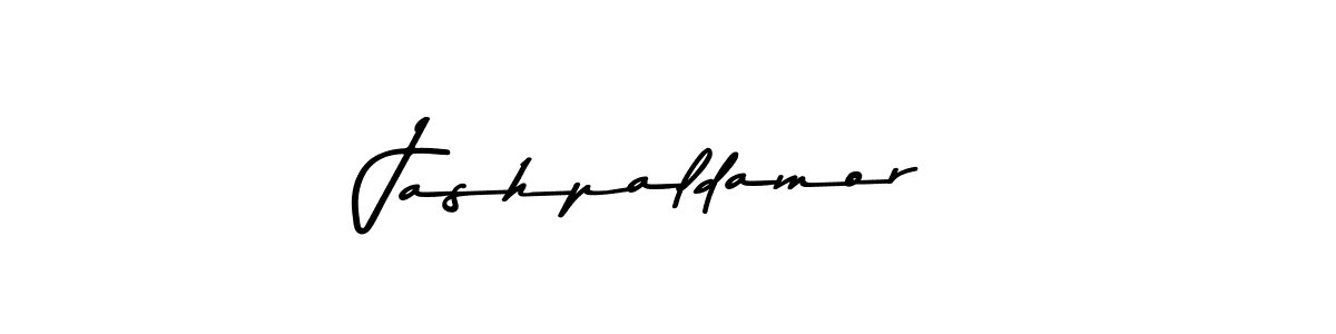 Design your own signature with our free online signature maker. With this signature software, you can create a handwritten (Asem Kandis PERSONAL USE) signature for name Jashpaldamor. Jashpaldamor signature style 9 images and pictures png