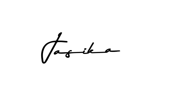 Use a signature maker to create a handwritten signature online. With this signature software, you can design (Asem Kandis PERSONAL USE) your own signature for name Jasika. Jasika signature style 9 images and pictures png