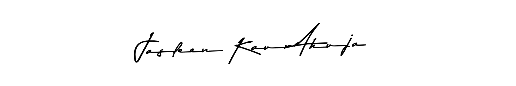 Also You can easily find your signature by using the search form. We will create Jasleen Kaur Ahuja name handwritten signature images for you free of cost using Asem Kandis PERSONAL USE sign style. Jasleen Kaur Ahuja signature style 9 images and pictures png