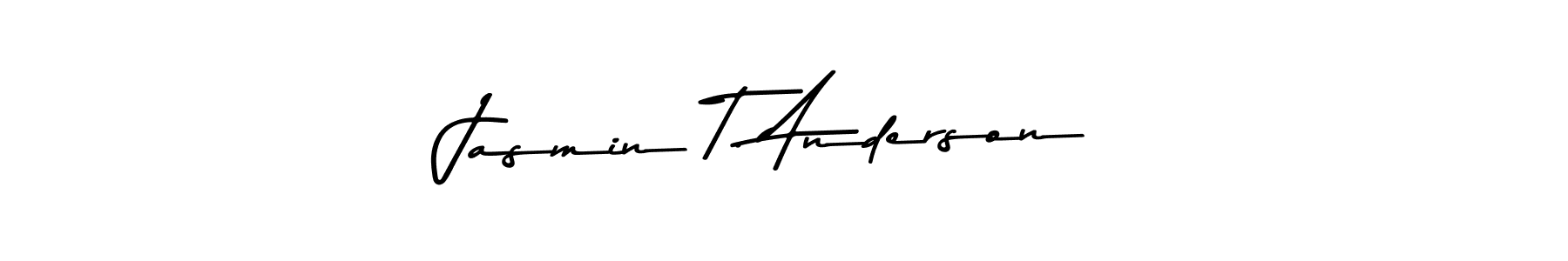 You should practise on your own different ways (Asem Kandis PERSONAL USE) to write your name (Jasmin T. Anderson) in signature. don't let someone else do it for you. Jasmin T. Anderson signature style 9 images and pictures png