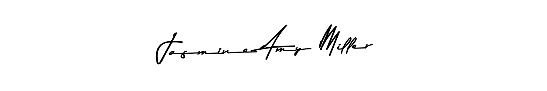 Make a beautiful signature design for name Jasmine Amy Miller. With this signature (Asem Kandis PERSONAL USE) style, you can create a handwritten signature for free. Jasmine Amy Miller signature style 9 images and pictures png