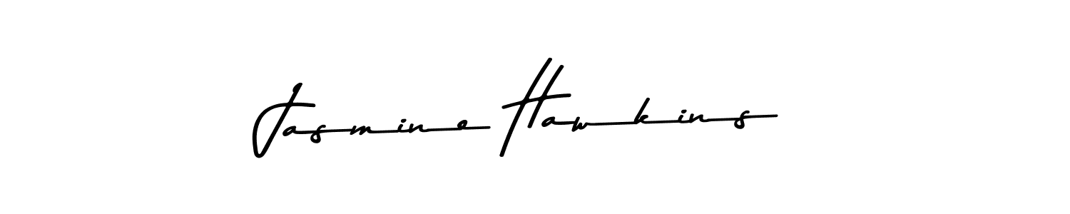 How to make Jasmine Hawkins name signature. Use Asem Kandis PERSONAL USE style for creating short signs online. This is the latest handwritten sign. Jasmine Hawkins signature style 9 images and pictures png