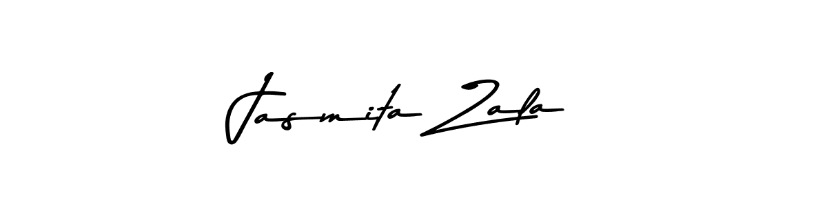 Jasmita Zala stylish signature style. Best Handwritten Sign (Asem Kandis PERSONAL USE) for my name. Handwritten Signature Collection Ideas for my name Jasmita Zala. Jasmita Zala signature style 9 images and pictures png