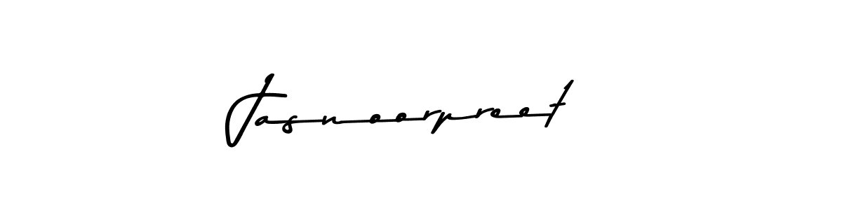 Jasnoorpreet stylish signature style. Best Handwritten Sign (Asem Kandis PERSONAL USE) for my name. Handwritten Signature Collection Ideas for my name Jasnoorpreet. Jasnoorpreet signature style 9 images and pictures png