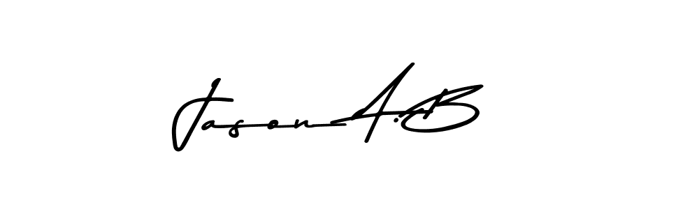 Make a beautiful signature design for name Jason A. B. Use this online signature maker to create a handwritten signature for free. Jason A. B signature style 9 images and pictures png