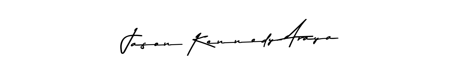 Jason Kennedy Araya stylish signature style. Best Handwritten Sign (Asem Kandis PERSONAL USE) for my name. Handwritten Signature Collection Ideas for my name Jason Kennedy Araya. Jason Kennedy Araya signature style 9 images and pictures png