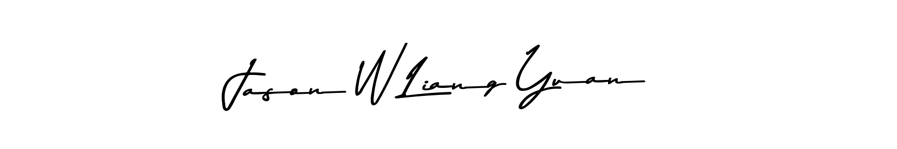 Make a beautiful signature design for name Jason W Liang Yuan. With this signature (Asem Kandis PERSONAL USE) style, you can create a handwritten signature for free. Jason W Liang Yuan signature style 9 images and pictures png