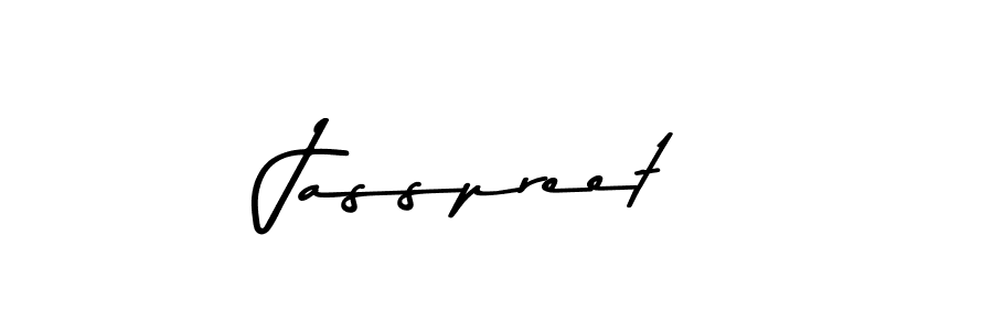 Make a beautiful signature design for name Jasspreet. With this signature (Asem Kandis PERSONAL USE) style, you can create a handwritten signature for free. Jasspreet signature style 9 images and pictures png