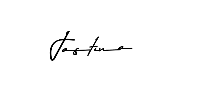 Use a signature maker to create a handwritten signature online. With this signature software, you can design (Asem Kandis PERSONAL USE) your own signature for name Jastina. Jastina signature style 9 images and pictures png