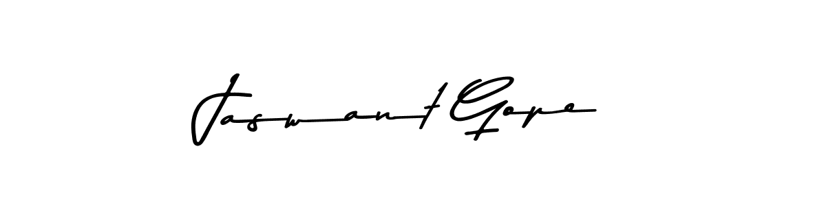Here are the top 10 professional signature styles for the name Jaswant Gope. These are the best autograph styles you can use for your name. Jaswant Gope signature style 9 images and pictures png