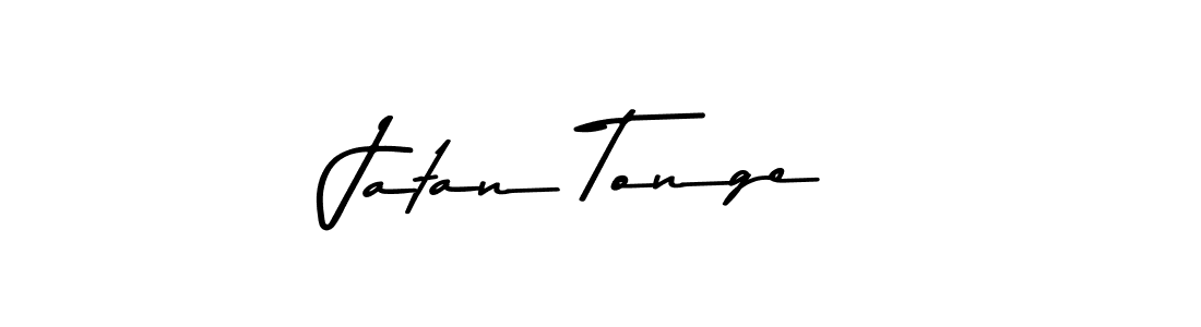 Create a beautiful signature design for name Jatan Tonge. With this signature (Asem Kandis PERSONAL USE) fonts, you can make a handwritten signature for free. Jatan Tonge signature style 9 images and pictures png