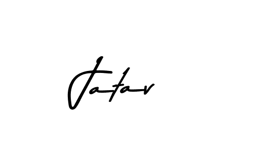 How to make Jatav name signature. Use Asem Kandis PERSONAL USE style for creating short signs online. This is the latest handwritten sign. Jatav signature style 9 images and pictures png