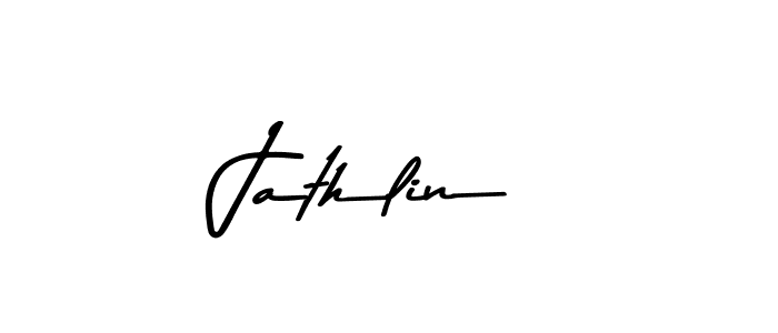 Create a beautiful signature design for name Jathlin. With this signature (Asem Kandis PERSONAL USE) fonts, you can make a handwritten signature for free. Jathlin signature style 9 images and pictures png