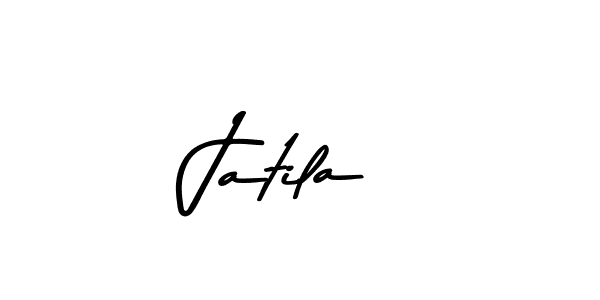 Design your own signature with our free online signature maker. With this signature software, you can create a handwritten (Asem Kandis PERSONAL USE) signature for name Jatila. Jatila signature style 9 images and pictures png