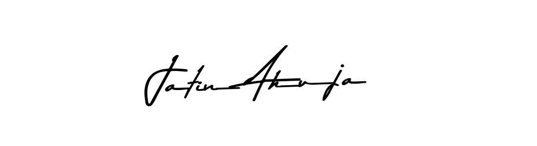Design your own signature with our free online signature maker. With this signature software, you can create a handwritten (Asem Kandis PERSONAL USE) signature for name Jatin Ahuja. Jatin Ahuja signature style 9 images and pictures png