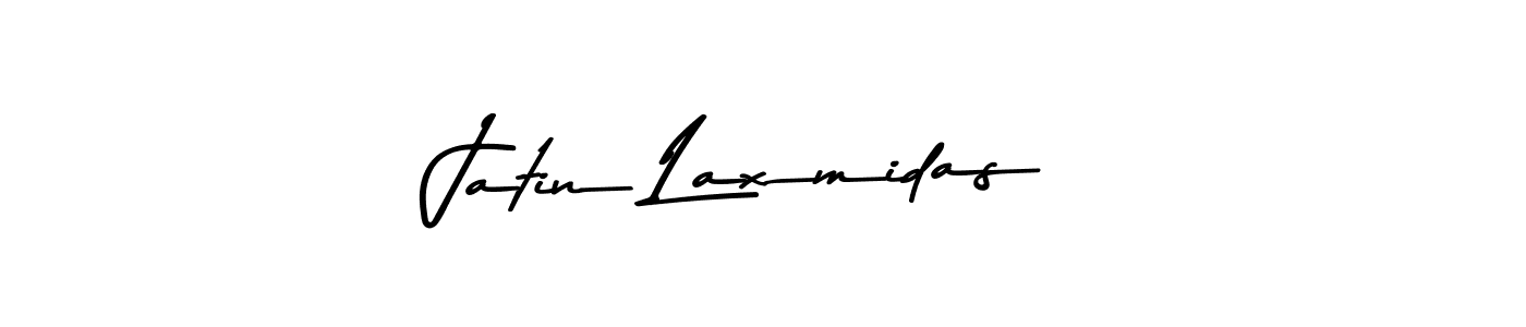 The best way (Asem Kandis PERSONAL USE) to make a short signature is to pick only two or three words in your name. The name Jatin Laxmidas include a total of six letters. For converting this name. Jatin Laxmidas signature style 9 images and pictures png
