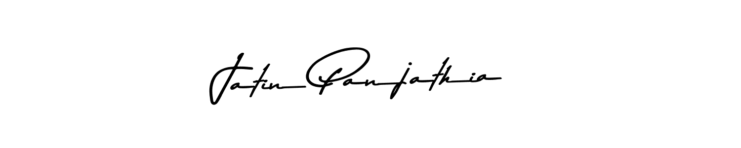 Design your own signature with our free online signature maker. With this signature software, you can create a handwritten (Asem Kandis PERSONAL USE) signature for name Jatin Panjathia. Jatin Panjathia signature style 9 images and pictures png