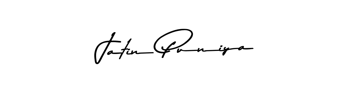 Make a beautiful signature design for name Jatin Puniya. With this signature (Asem Kandis PERSONAL USE) style, you can create a handwritten signature for free. Jatin Puniya signature style 9 images and pictures png