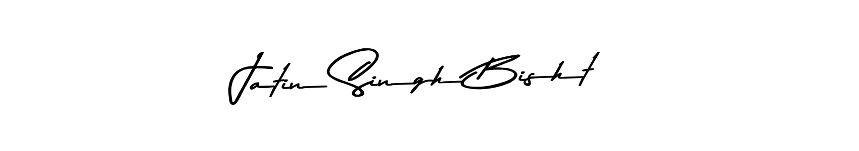 How to make Jatin Singh Bisht name signature. Use Asem Kandis PERSONAL USE style for creating short signs online. This is the latest handwritten sign. Jatin Singh Bisht signature style 9 images and pictures png