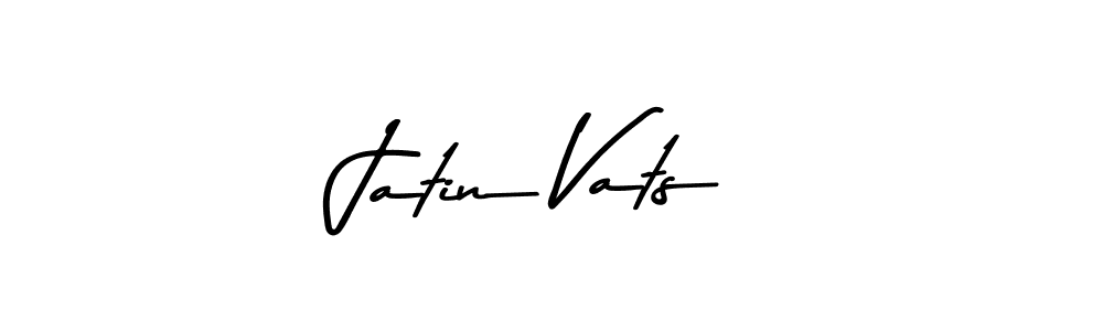 Design your own signature with our free online signature maker. With this signature software, you can create a handwritten (Asem Kandis PERSONAL USE) signature for name Jatin Vats. Jatin Vats signature style 9 images and pictures png