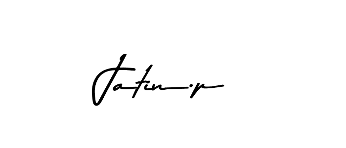 The best way (Asem Kandis PERSONAL USE) to make a short signature is to pick only two or three words in your name. The name Jatin.p include a total of six letters. For converting this name. Jatin.p signature style 9 images and pictures png