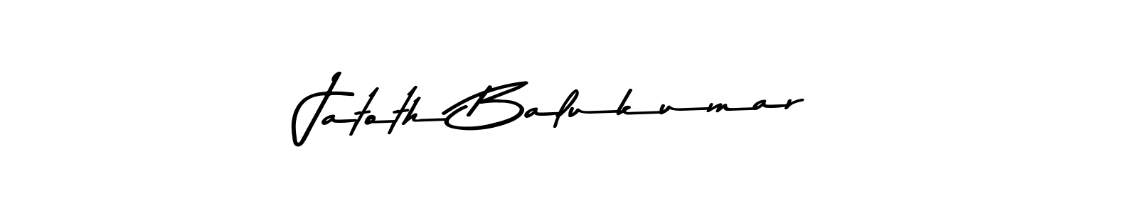 Design your own signature with our free online signature maker. With this signature software, you can create a handwritten (Asem Kandis PERSONAL USE) signature for name Jatoth Balukumar. Jatoth Balukumar signature style 9 images and pictures png