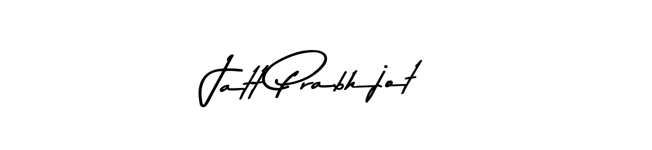 Similarly Asem Kandis PERSONAL USE is the best handwritten signature design. Signature creator online .You can use it as an online autograph creator for name Jatt Prabhjot. Jatt Prabhjot signature style 9 images and pictures png