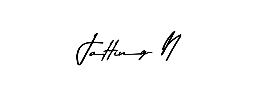 This is the best signature style for the Jatting N name. Also you like these signature font (Asem Kandis PERSONAL USE). Mix name signature. Jatting N signature style 9 images and pictures png