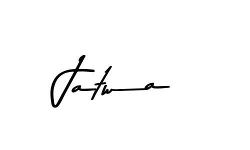 Make a beautiful signature design for name Jatwa. With this signature (Asem Kandis PERSONAL USE) style, you can create a handwritten signature for free. Jatwa signature style 9 images and pictures png