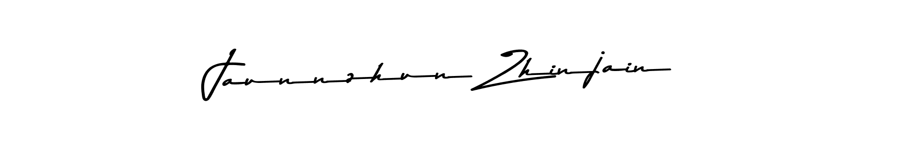 The best way (Asem Kandis PERSONAL USE) to make a short signature is to pick only two or three words in your name. The name Jaunnzhun Zhinjain include a total of six letters. For converting this name. Jaunnzhun Zhinjain signature style 9 images and pictures png