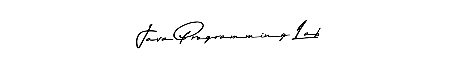 Use a signature maker to create a handwritten signature online. With this signature software, you can design (Asem Kandis PERSONAL USE) your own signature for name Java Programming Lab. Java Programming Lab signature style 9 images and pictures png