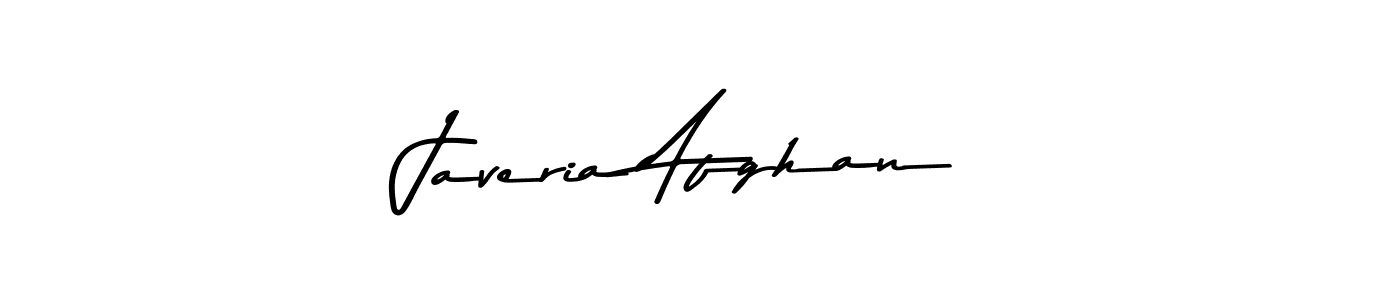 Design your own signature with our free online signature maker. With this signature software, you can create a handwritten (Asem Kandis PERSONAL USE) signature for name Javeria Afghan. Javeria Afghan signature style 9 images and pictures png