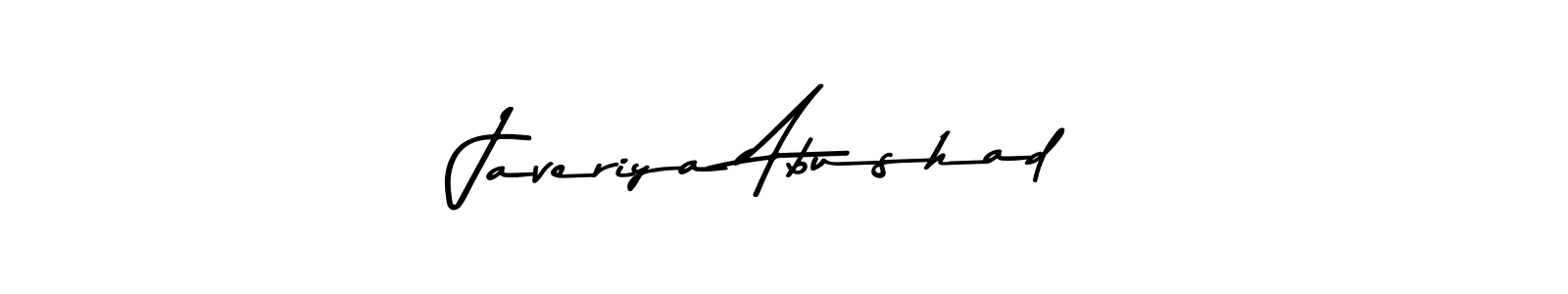 Javeriya Abushad stylish signature style. Best Handwritten Sign (Asem Kandis PERSONAL USE) for my name. Handwritten Signature Collection Ideas for my name Javeriya Abushad. Javeriya Abushad signature style 9 images and pictures png