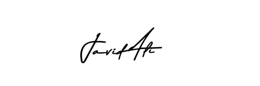 Use a signature maker to create a handwritten signature online. With this signature software, you can design (Asem Kandis PERSONAL USE) your own signature for name Javid Ali. Javid Ali signature style 9 images and pictures png