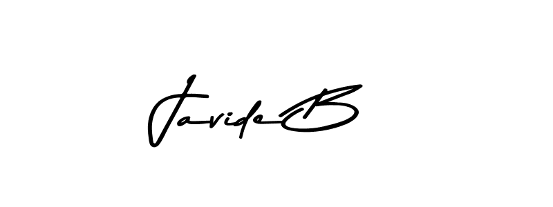 Design your own signature with our free online signature maker. With this signature software, you can create a handwritten (Asem Kandis PERSONAL USE) signature for name Javide B. Javide B signature style 9 images and pictures png