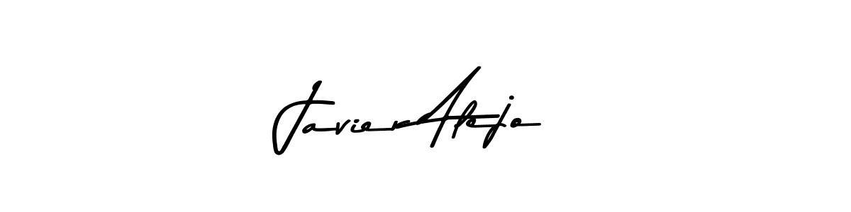You should practise on your own different ways (Asem Kandis PERSONAL USE) to write your name (Javier Alejo) in signature. don't let someone else do it for you. Javier Alejo signature style 9 images and pictures png