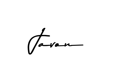 Use a signature maker to create a handwritten signature online. With this signature software, you can design (Asem Kandis PERSONAL USE) your own signature for name Javon. Javon signature style 9 images and pictures png