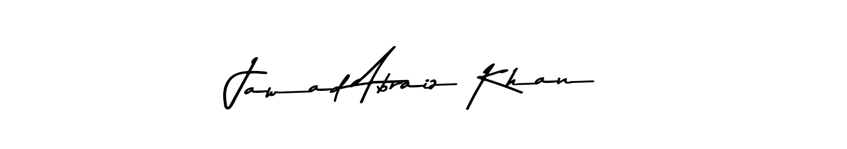 You should practise on your own different ways (Asem Kandis PERSONAL USE) to write your name (Jawad Abraiz Khan) in signature. don't let someone else do it for you. Jawad Abraiz Khan signature style 9 images and pictures png