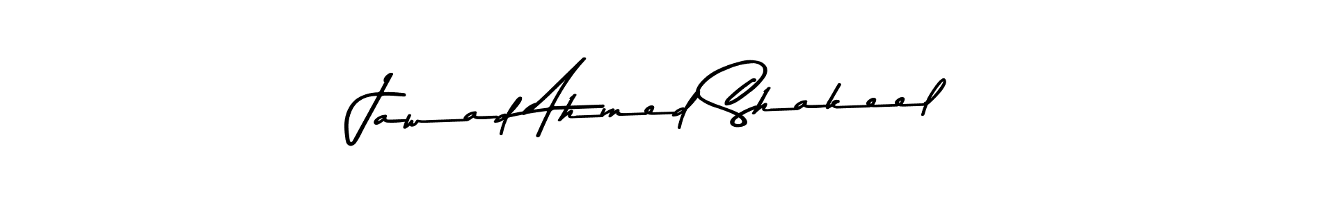 Make a beautiful signature design for name Jawad Ahmed Shakeel. With this signature (Asem Kandis PERSONAL USE) style, you can create a handwritten signature for free. Jawad Ahmed Shakeel signature style 9 images and pictures png