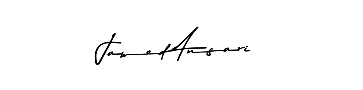 Jawed Ansari stylish signature style. Best Handwritten Sign (Asem Kandis PERSONAL USE) for my name. Handwritten Signature Collection Ideas for my name Jawed Ansari. Jawed Ansari signature style 9 images and pictures png